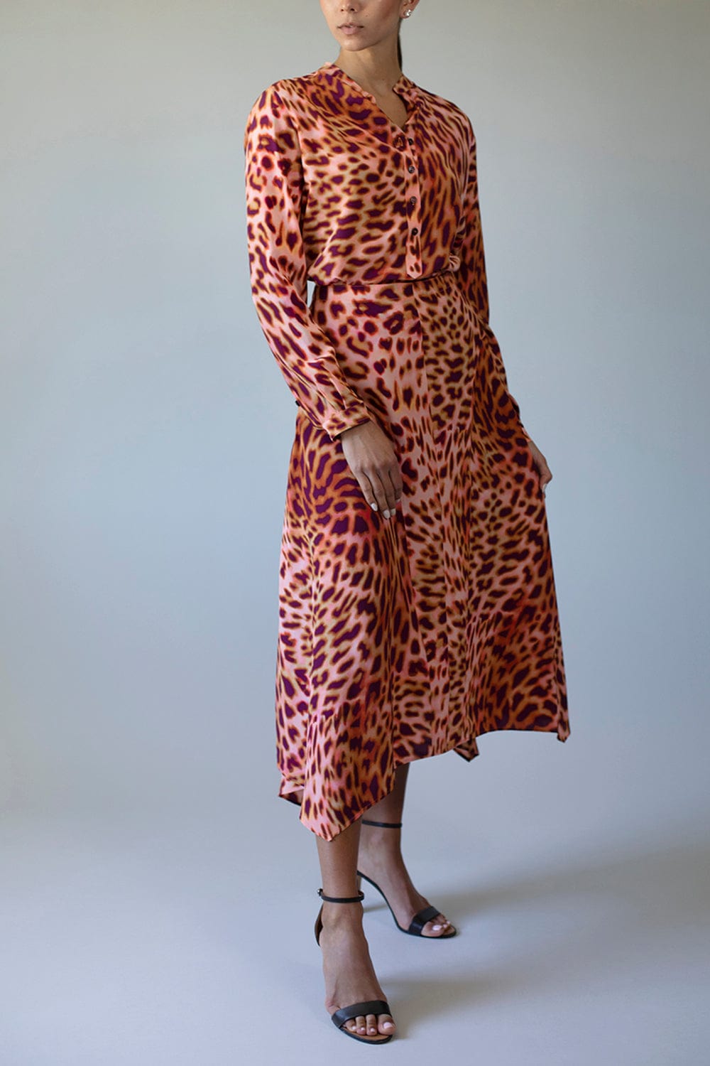 STELLA MCCARTNEY-Cheetah Print Shirt-