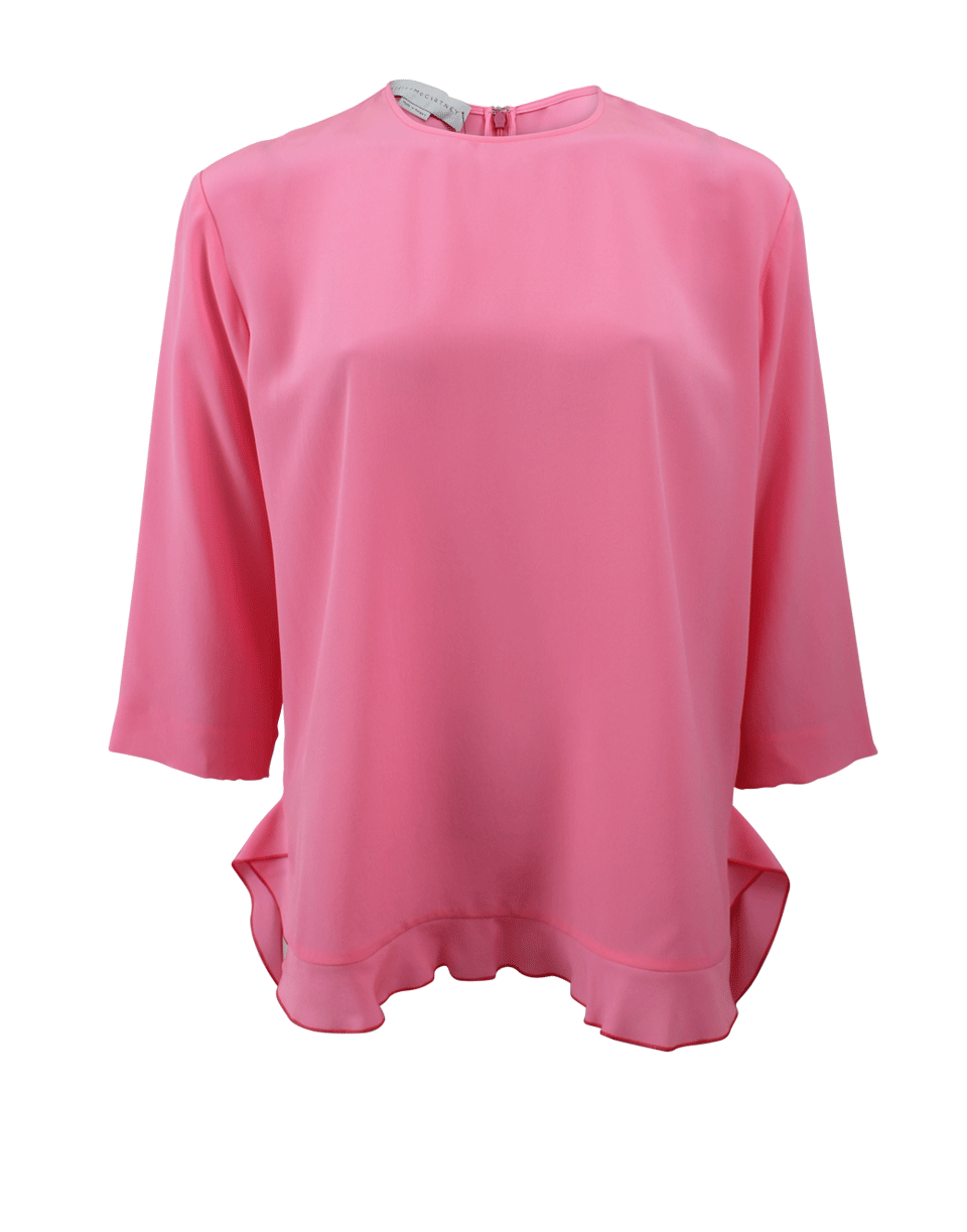 STELLA MCCARTNEY-Ruffle Trim Blouse-