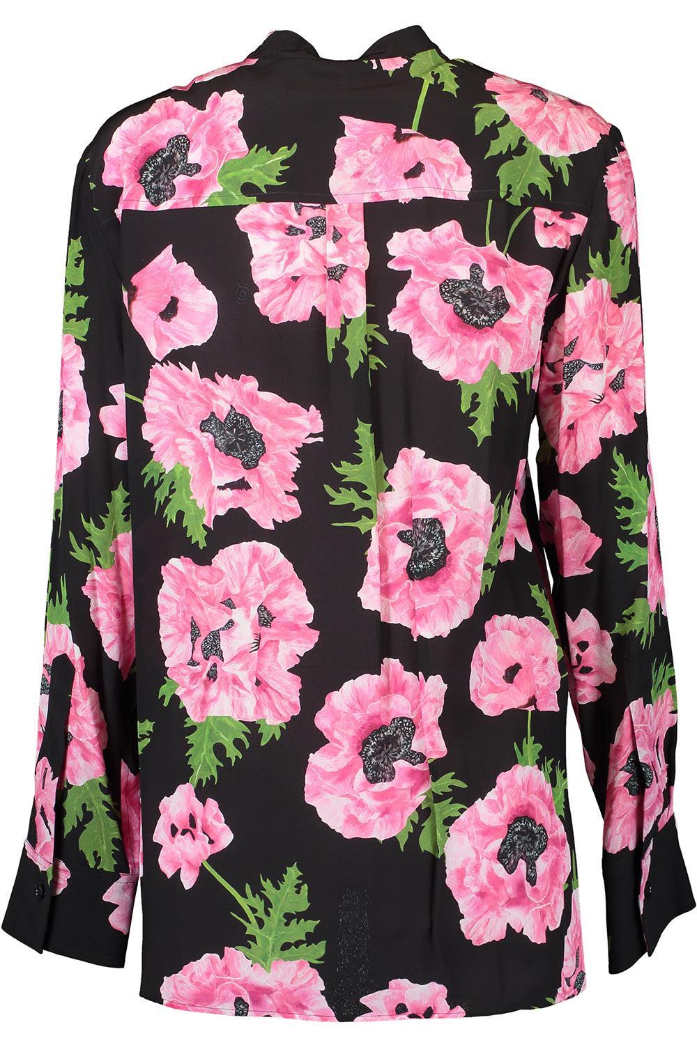 Iconic Poppy Print Shirt-PINK/BLK-38-CLOTHINGTOPBLOUSE-STELLA MCCARTNEY