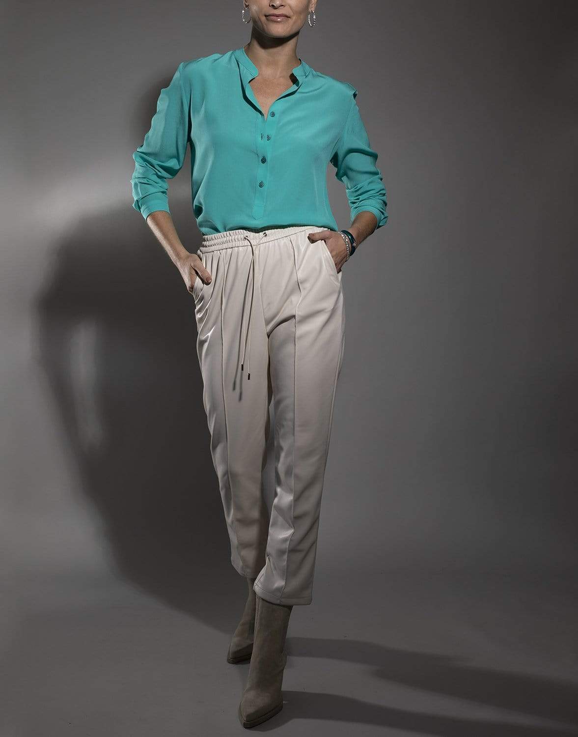 STELLA MCCARTNEY-Long Sleeve Eva Shirt-