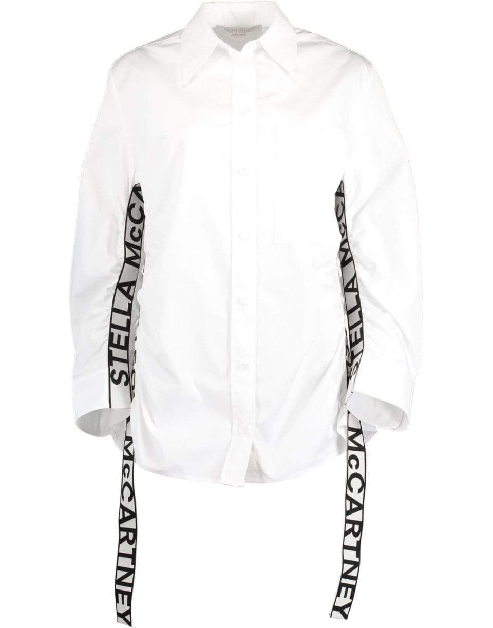 STELLA MCCARTNEY-Elora Logo Button Down Shirt-