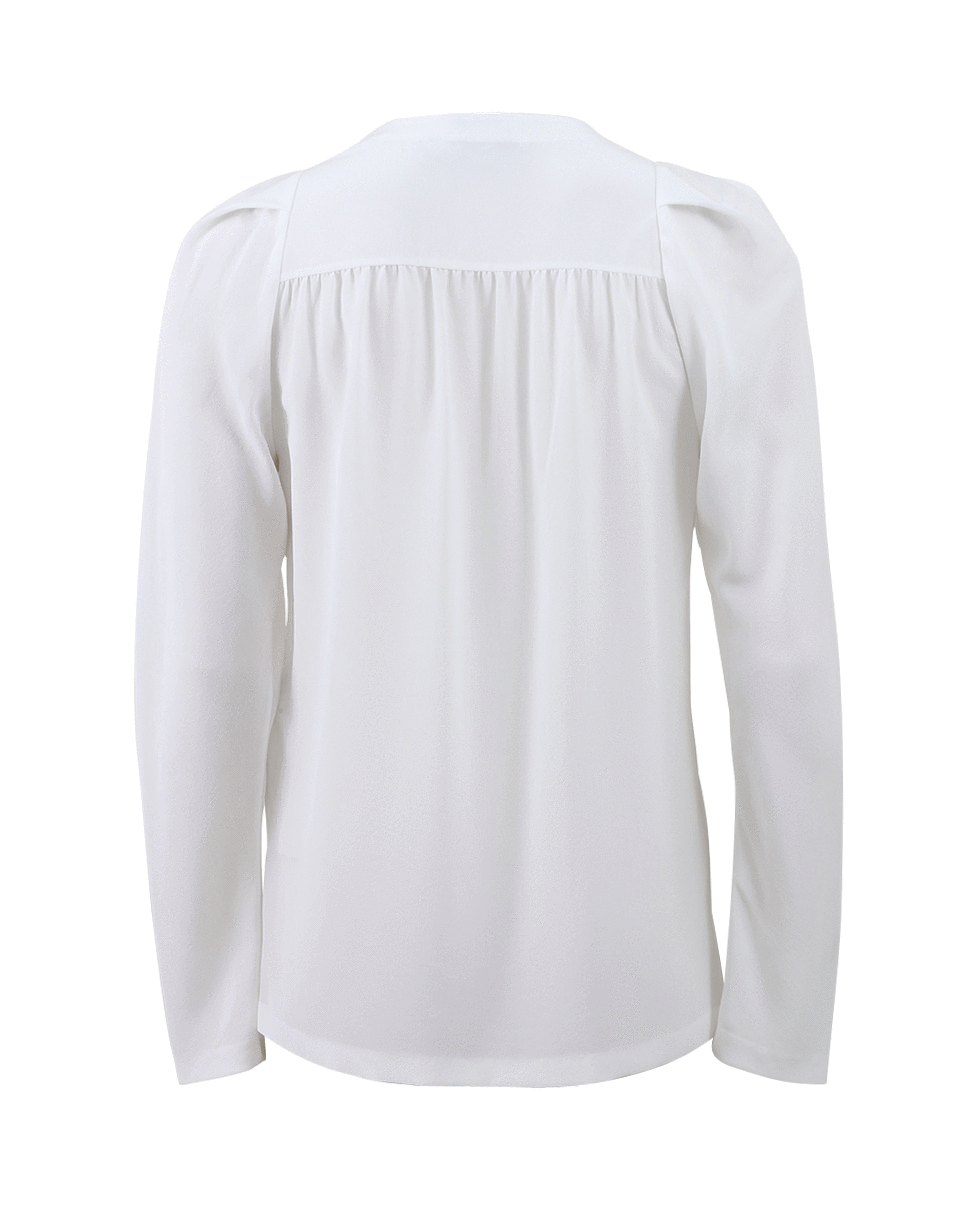 STELLA MCCARTNEY-Gathered Shoulder Blouse-