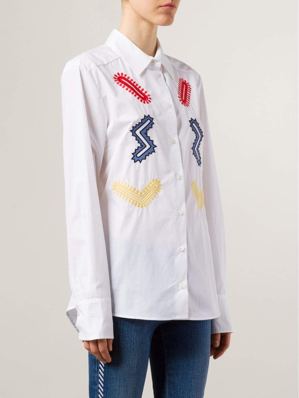 STELLA MCCARTNEY-Embroidered Blouse-