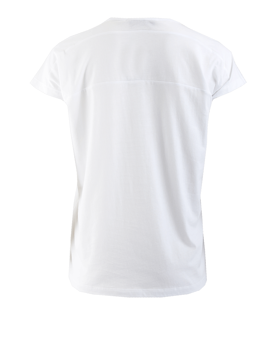 STELLA MCCARTNEY-Short Sleeve Boxy Lion Front Tee-