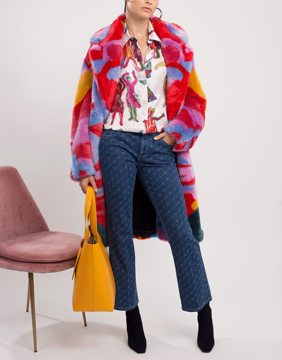 STELLA MCCARTNEY-Lucy in the Sky Print Shirt-