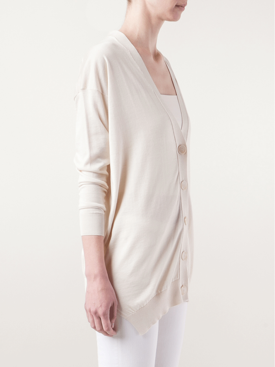 STELLA MCCARTNEY-V-Neck Cardigan With Slits-