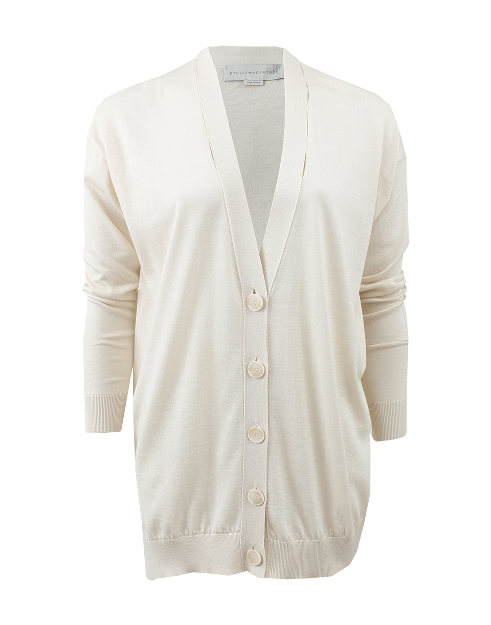 STELLA MCCARTNEY-V-Neck Cardigan With Slits-