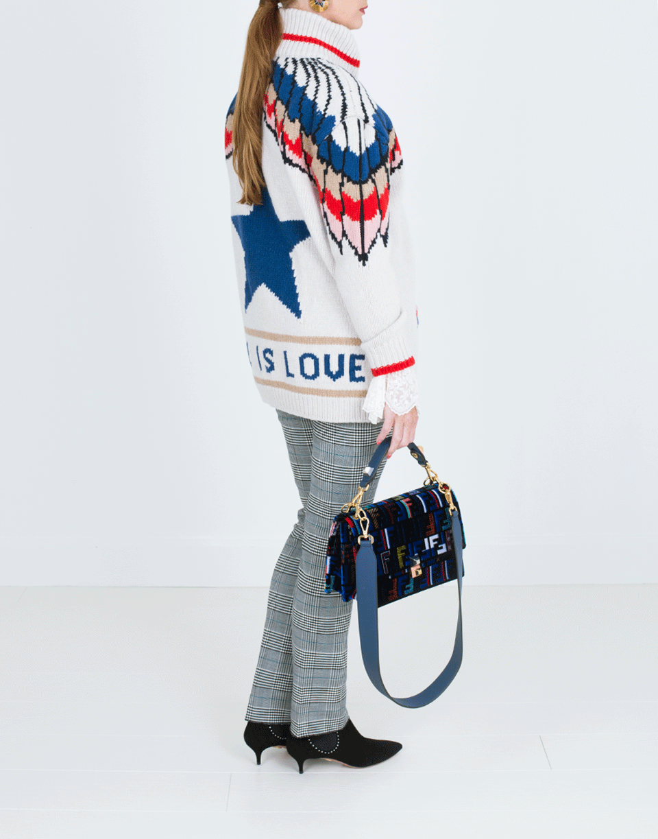 STELLA MCCARTNEY-Intarsia Chunky Cardigan-