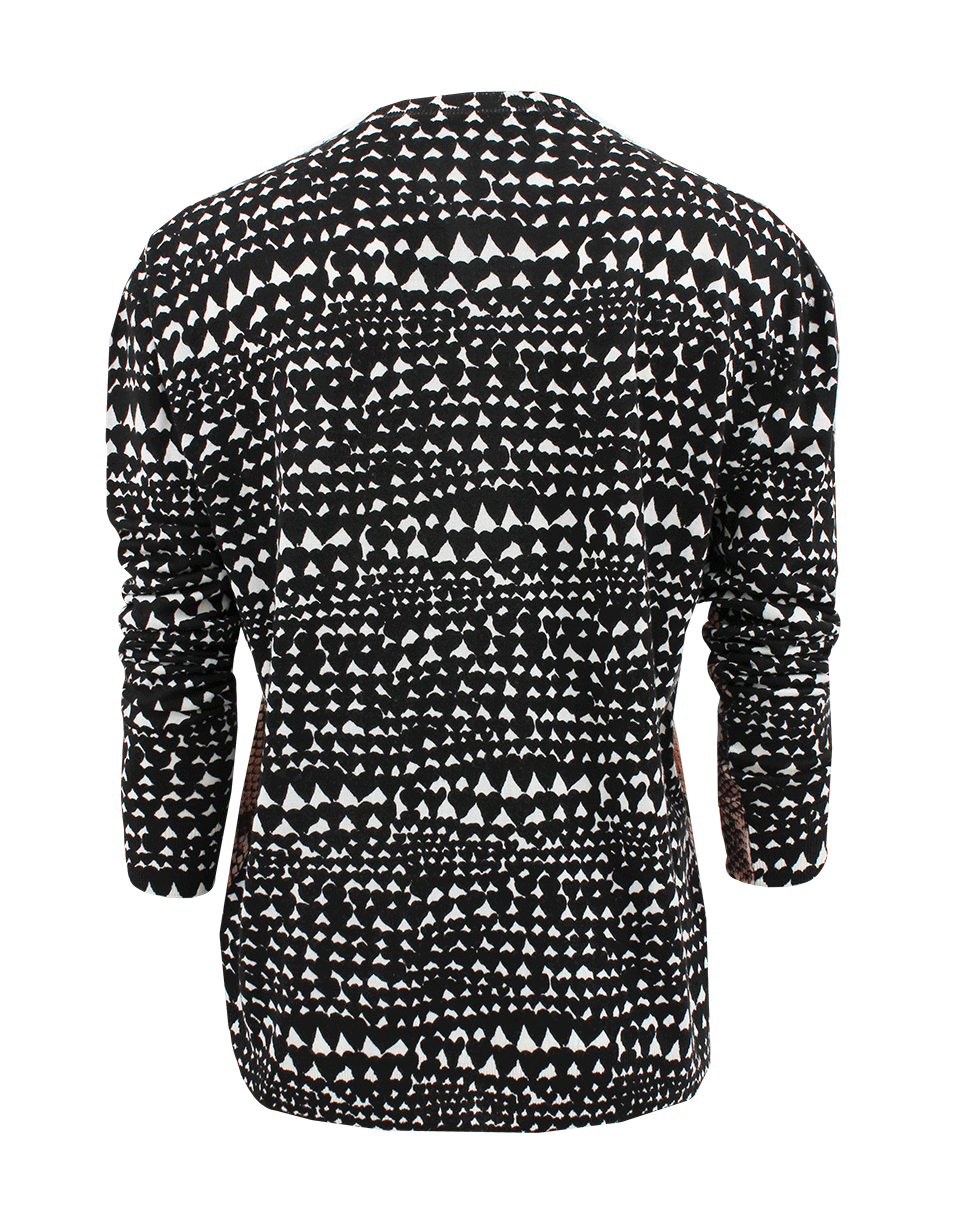 STELLA MCCARTNEY-Crewneck Snake And Heart Cardigan-