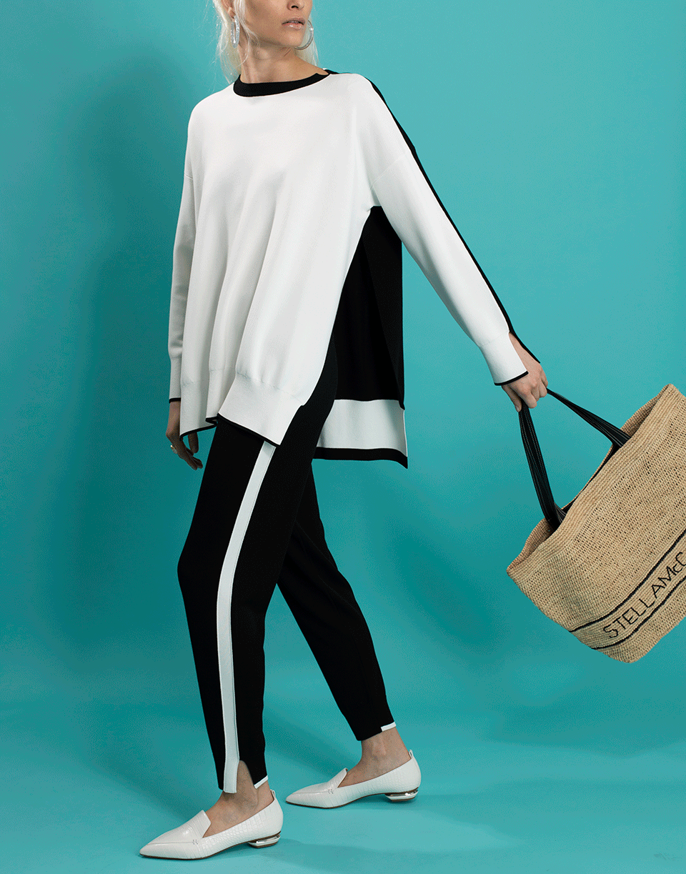 STELLA MCCARTNEY-Colorblock Pullover Sweater-