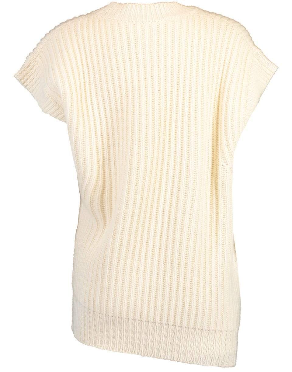 STELLA MCCARTNEY-Ivory Soft Sleeveless Knit Top-