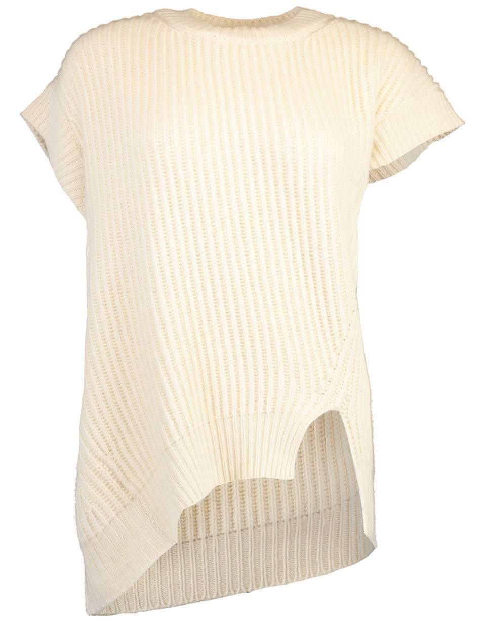 STELLA MCCARTNEY-Ivory Soft Sleeveless Knit Top-