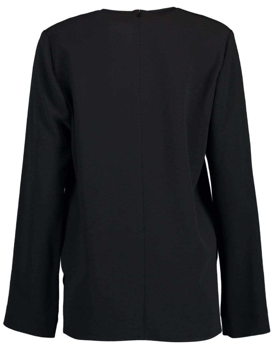 STELLA MCCARTNEY-Black Charley Stretch Cady Top-