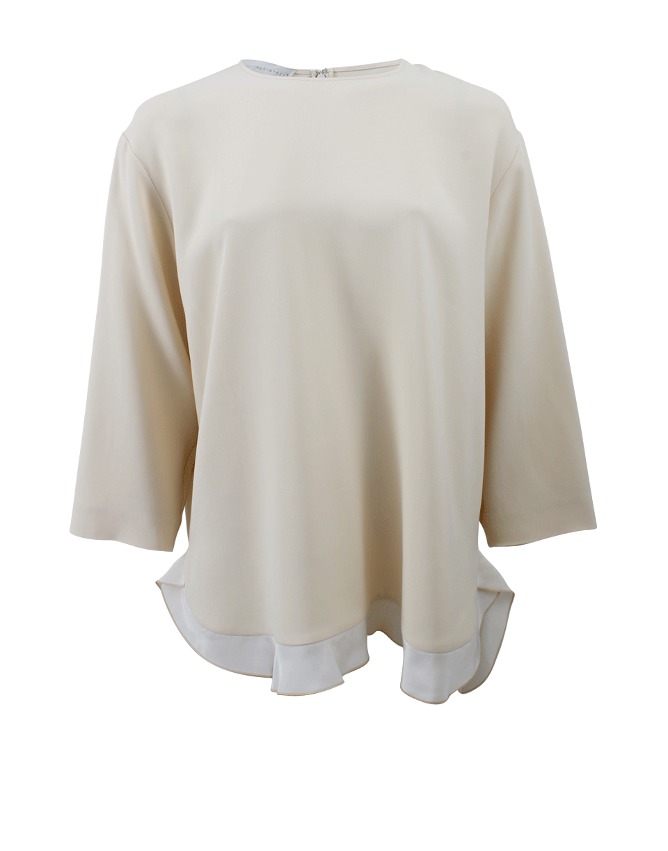 STELLA MCCARTNEY-Ruffle Trim Blouse-