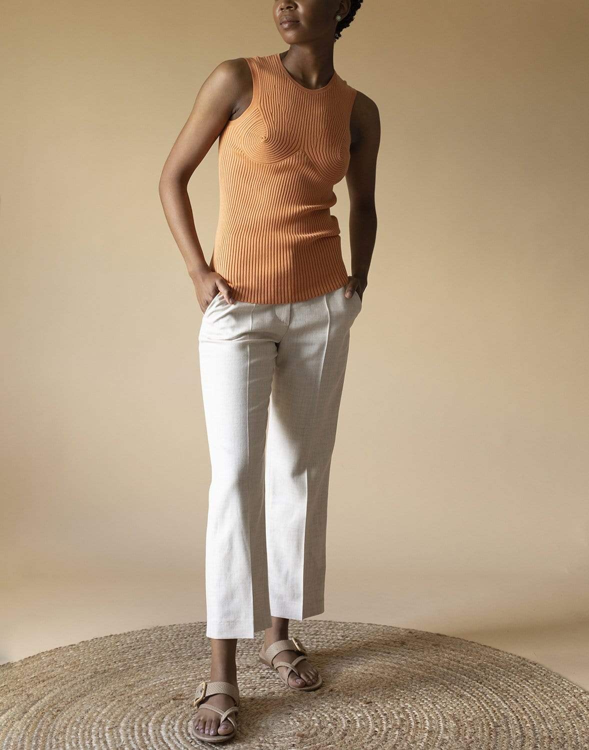 STELLA MCCARTNEY-Bustier Shaping Tank Top-