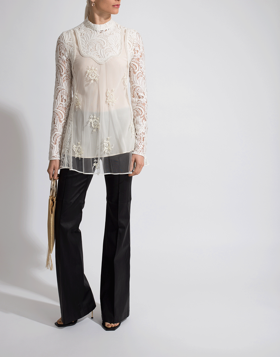 STELLA MCCARTNEY-Selah Floral Lace Top-