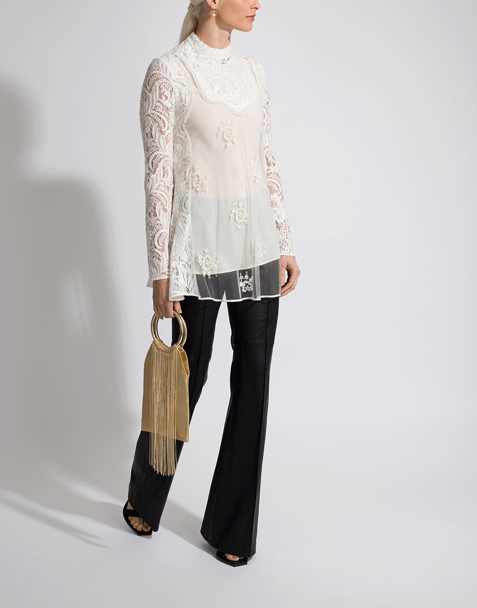 STELLA MCCARTNEY-Selah Floral Lace Top-