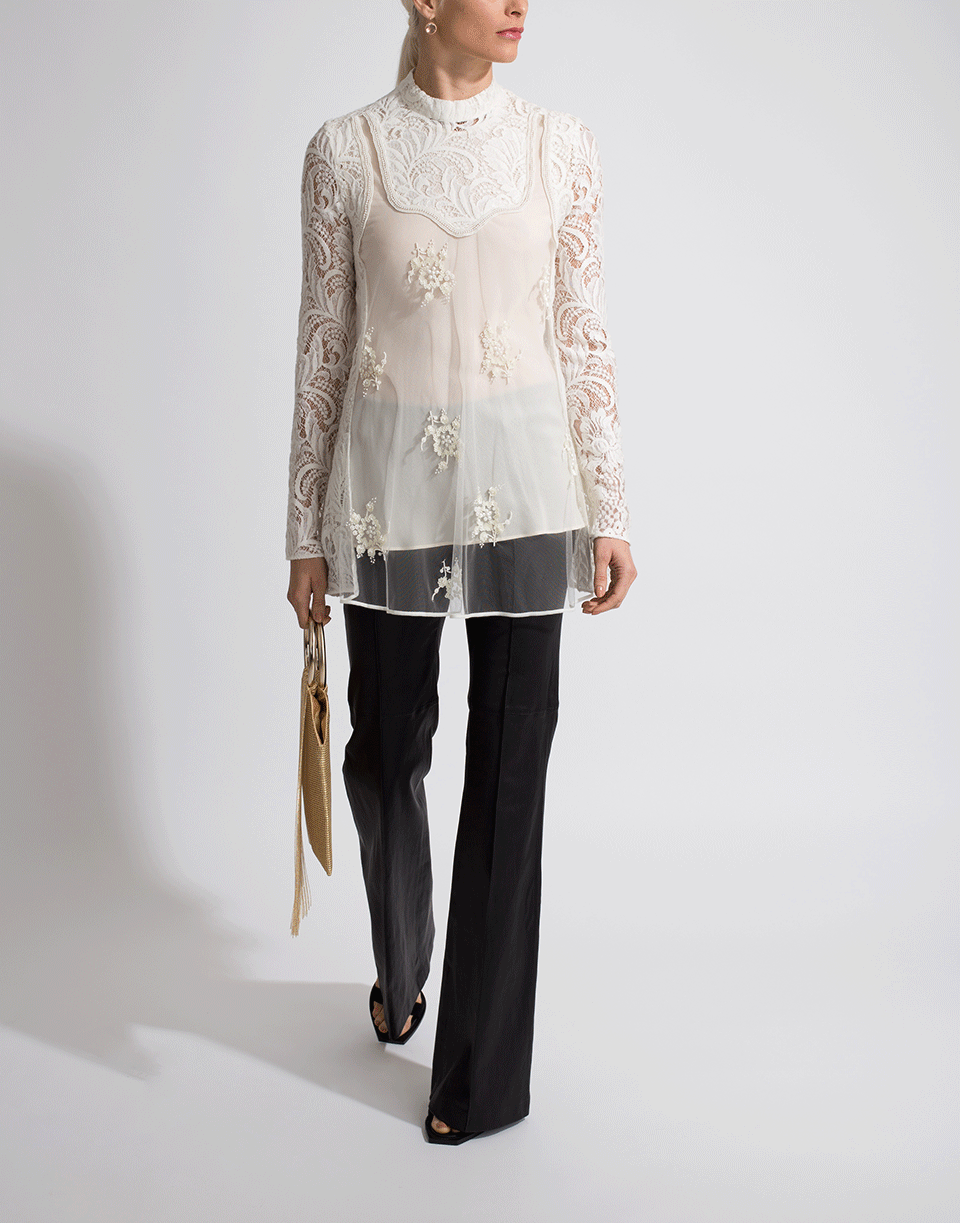 STELLA MCCARTNEY-Selah Floral Lace Top-