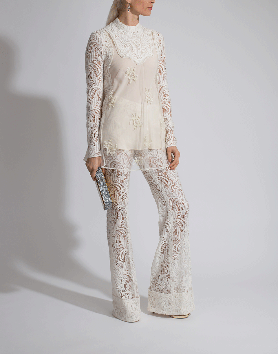 STELLA MCCARTNEY-Selah Floral Lace Top-