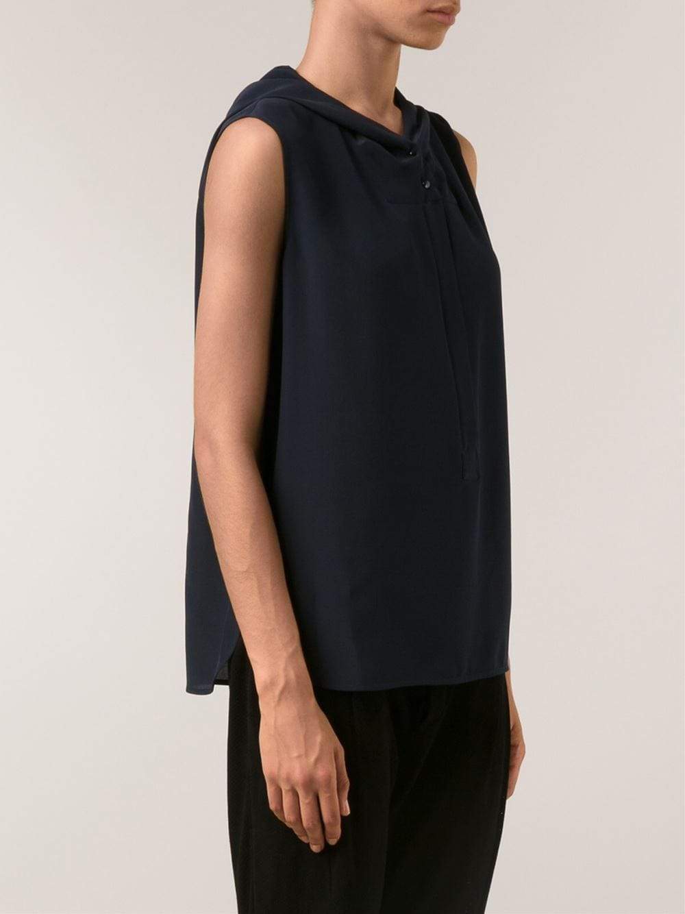 STELLA MCCARTNEY-Sleeveless Hooded Top-