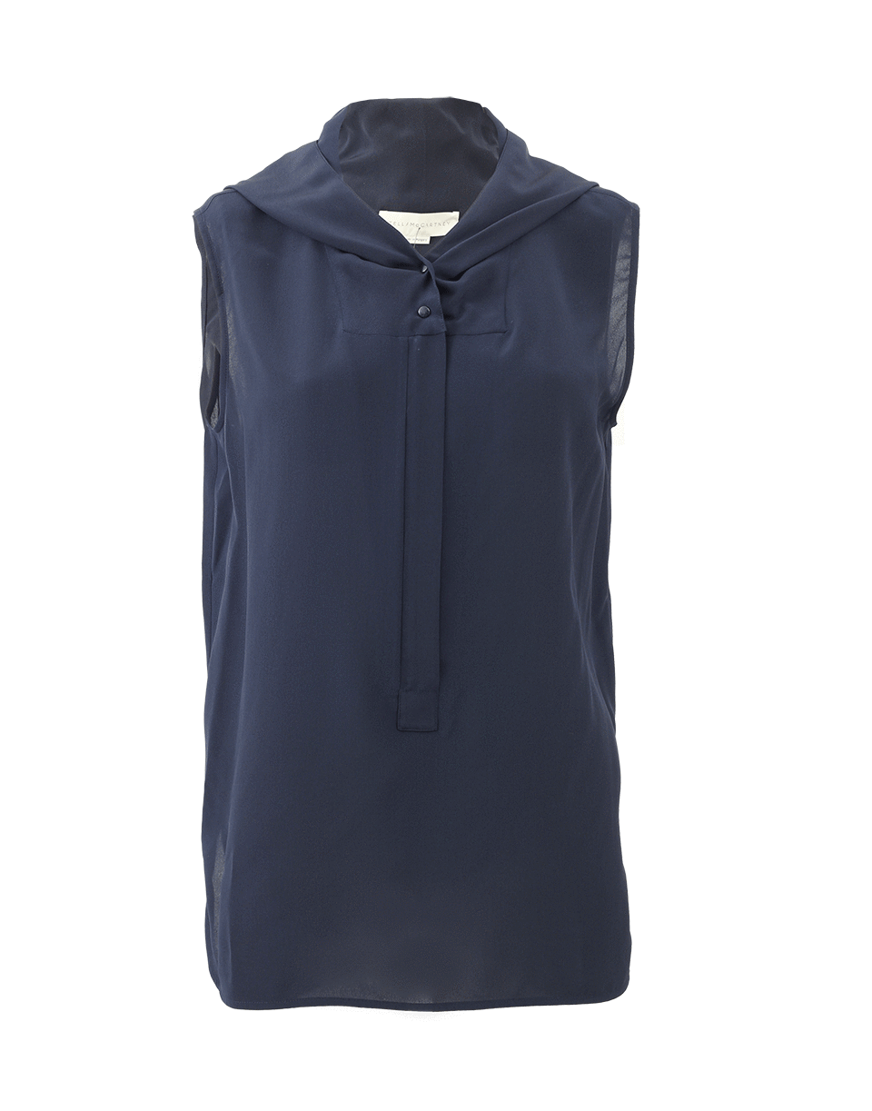 STELLA MCCARTNEY-Sleeveless Hooded Top-