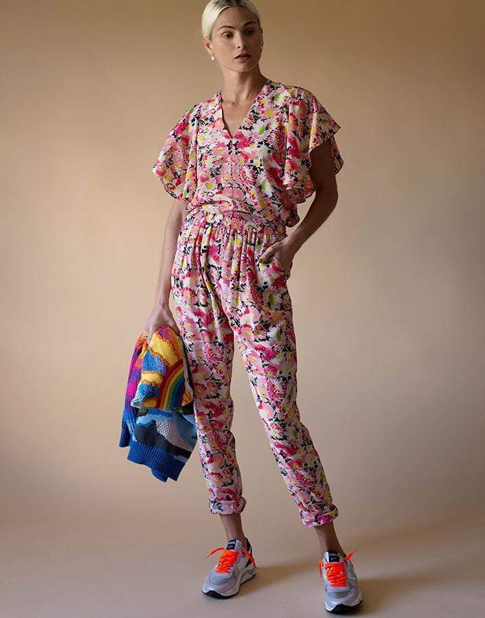 STELLA MCCARTNEY-Mallory Floral Print Top-