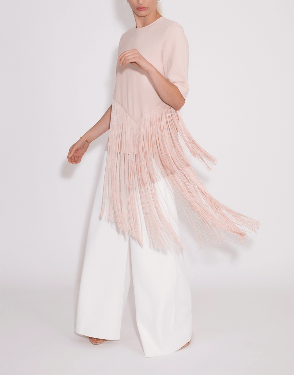 STELLA MCCARTNEY-Edith Fringe Top-ROSE