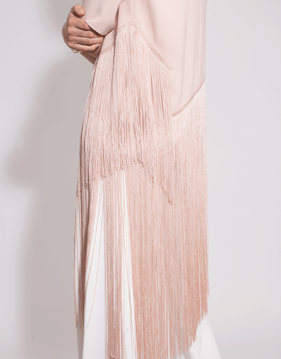STELLA MCCARTNEY-Edith Fringe Top-ROSE