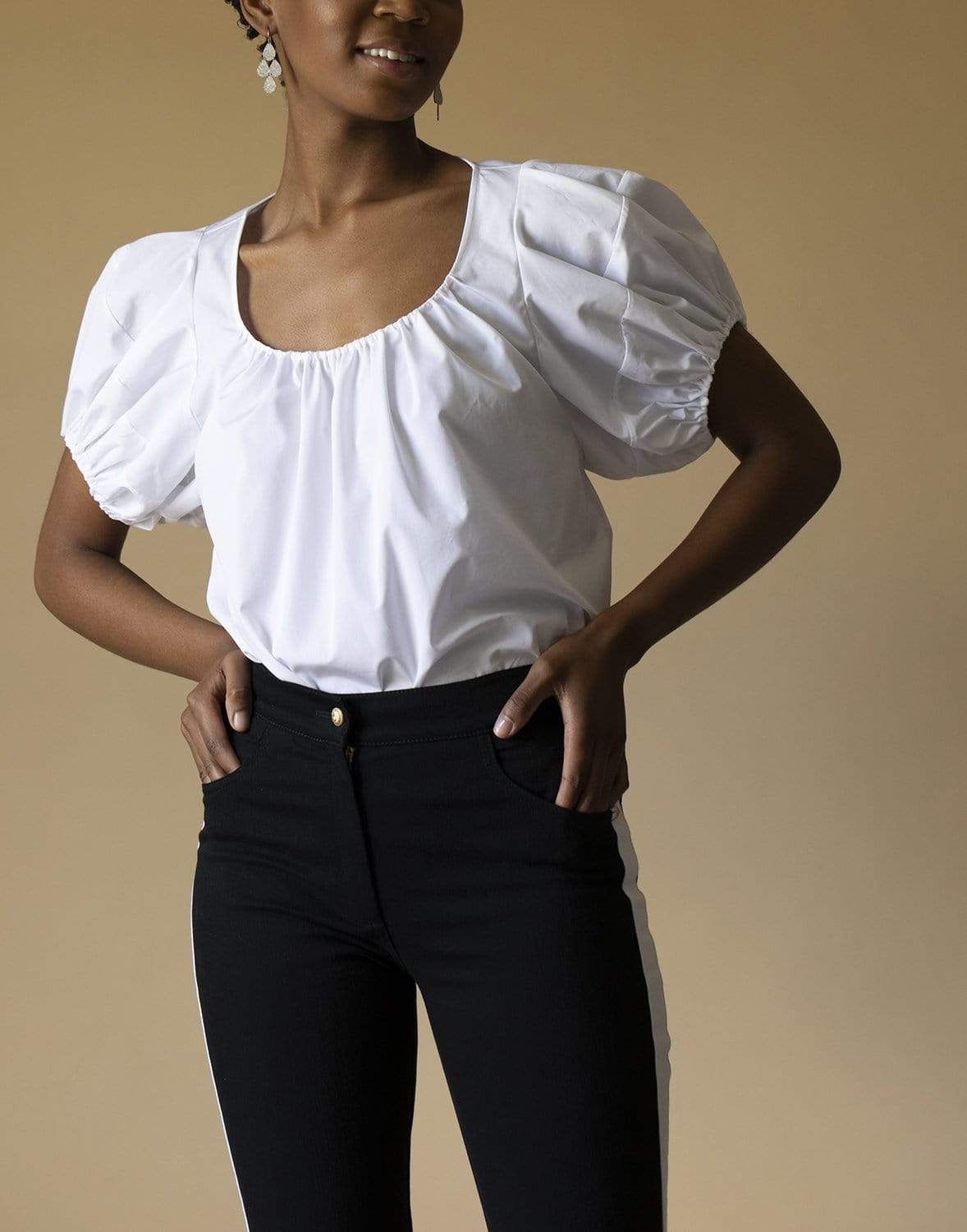 STELLA MCCARTNEY-White Elsa Top-