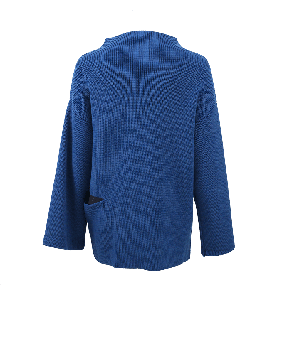 STELLA MCCARTNEY-Asymmetrical Jumper-BLUE
