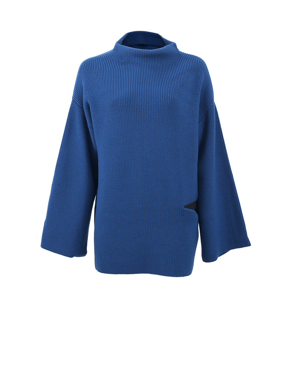 STELLA MCCARTNEY-Asymmetrical Jumper-BLUE