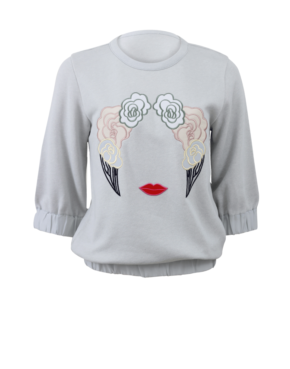 STELLA MCCARTNEY-Embroidered Sweatshirt-