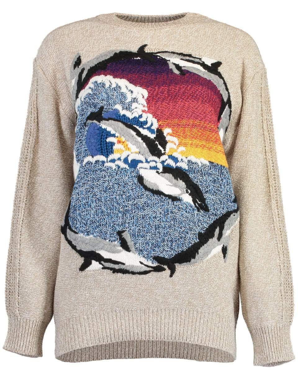 STELLA MCCARTNEY-Wave Intarsio Jumper-
