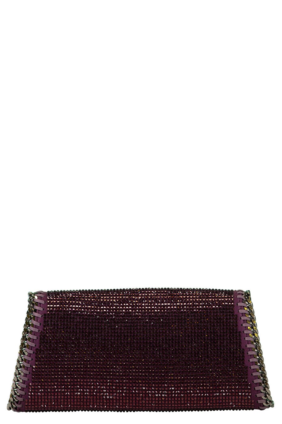 STELLA MCCARTNEY-All Over Crystal Pouch-AMETHYST