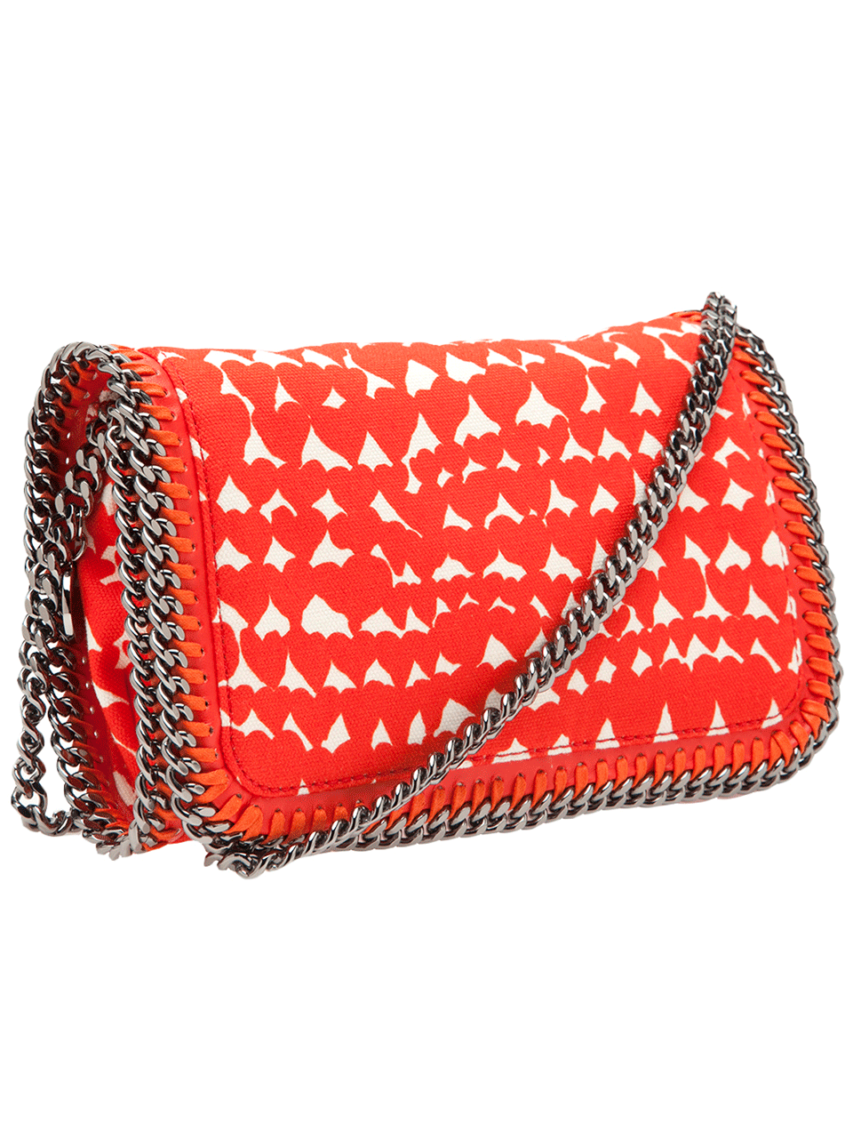STELLA MCCARTNEY-Print Crossbody Clutch-LIPSTICK