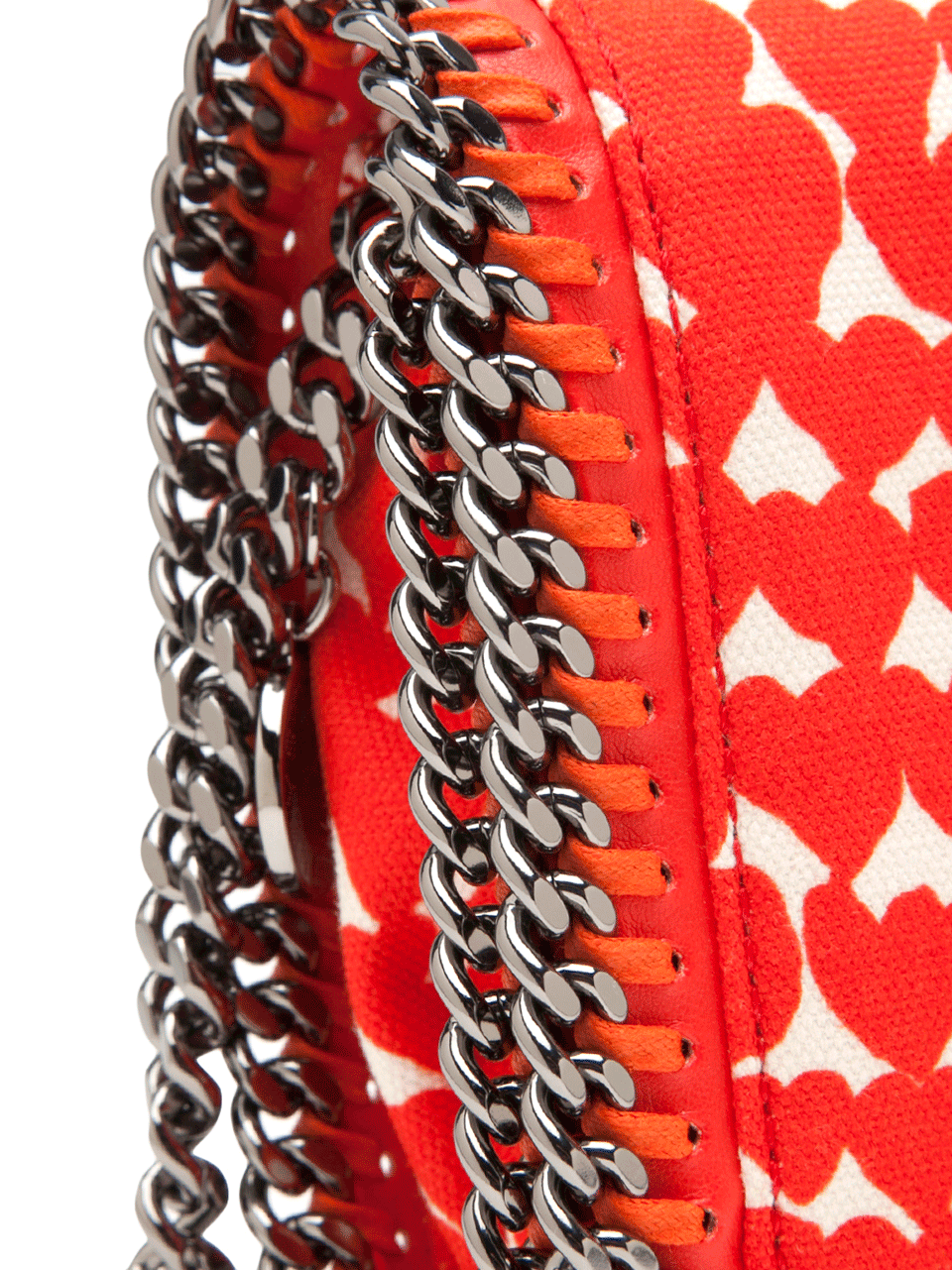 STELLA MCCARTNEY-Print Crossbody Clutch-LIPSTICK