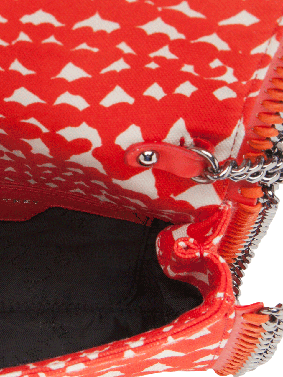 STELLA MCCARTNEY-Print Crossbody Clutch-LIPSTICK