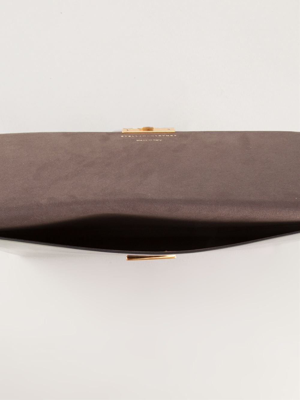 STELLA MCCARTNEY-Beckett Iridescent Clutch-VIOLET