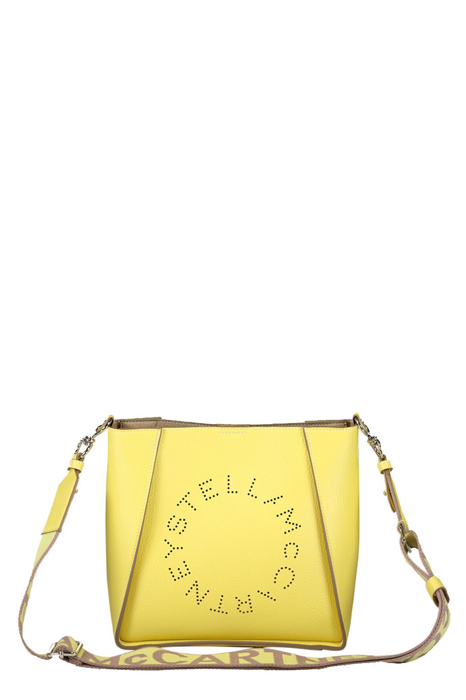 STELLA MCCARTNEY-Embossed Mini Crossbody-BANANA