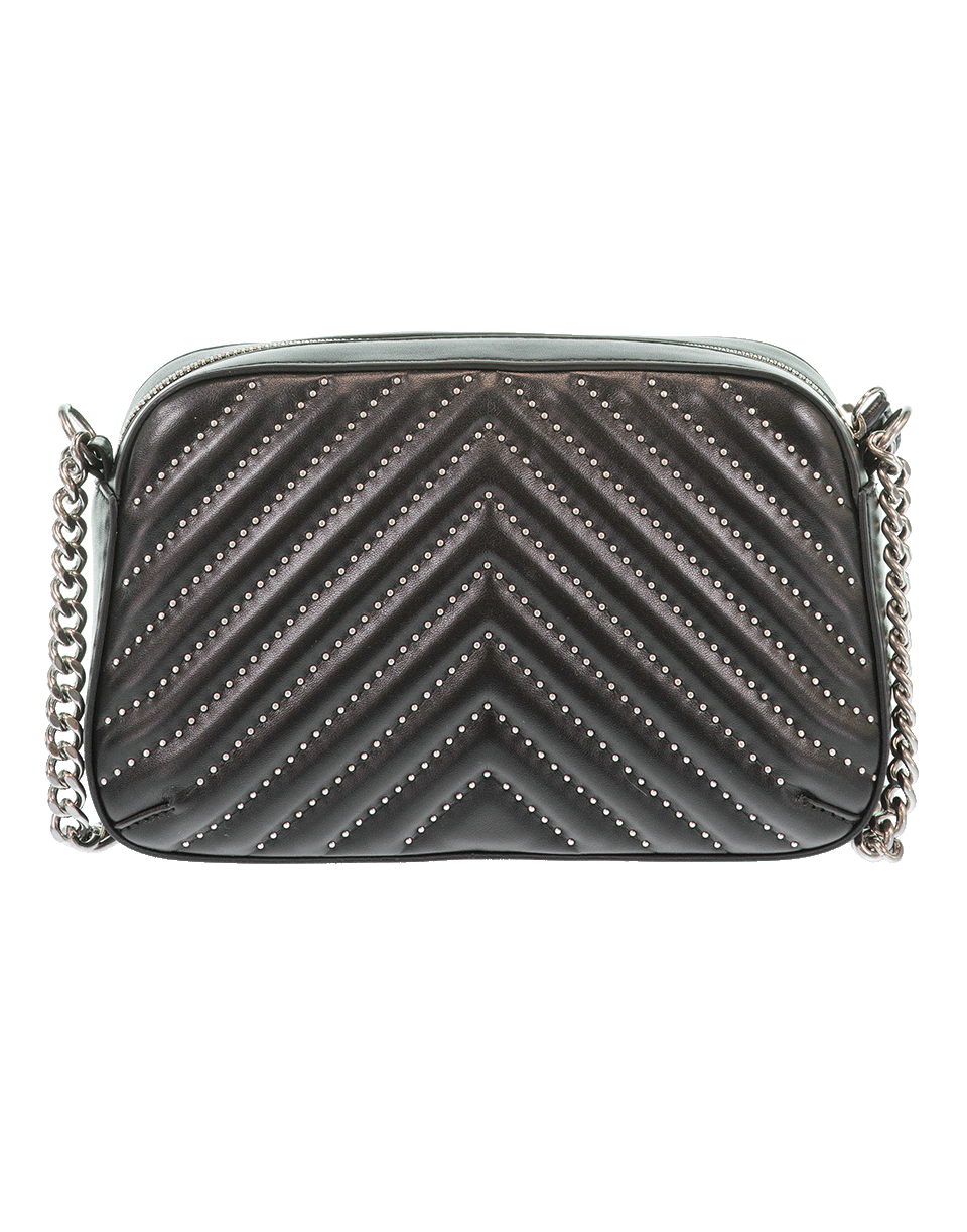 STELLA MCCARTNEY-Stella Star Small Studded Shoulder Bag-BLACK
