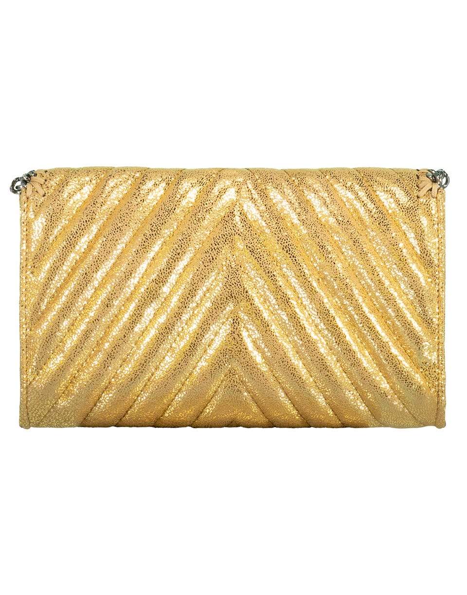 STELLA MCCARTNEY-Mini Crossbody Falabella Shiny-GOLD