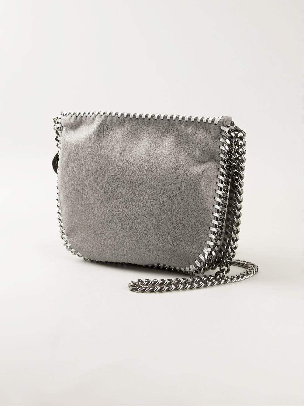 STELLA MCCARTNEY-Fallabella Crossbody Boho Bag-GRY/SLV
