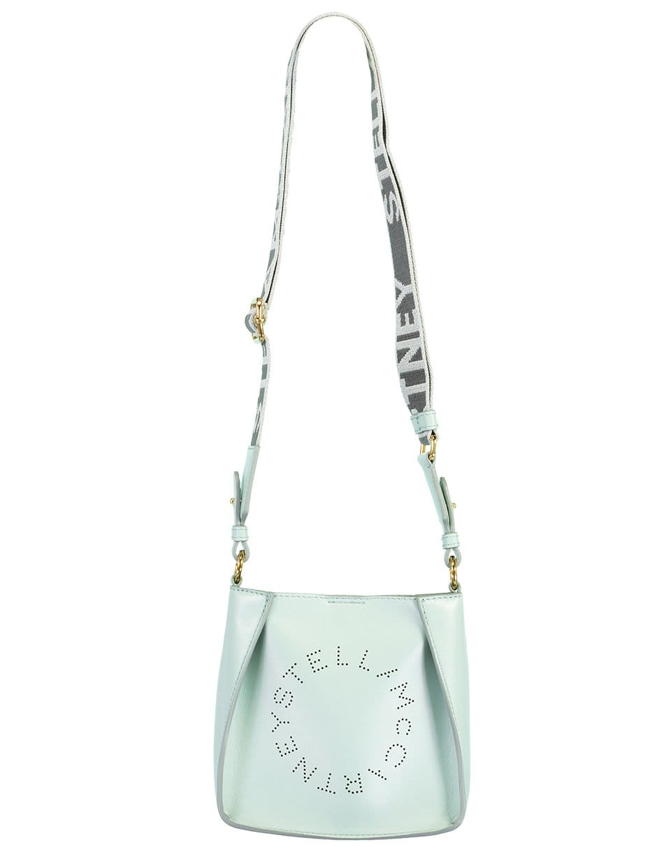 STELLA MCCARTNEY-Small Hobo Logo Bag - Mist-MIST