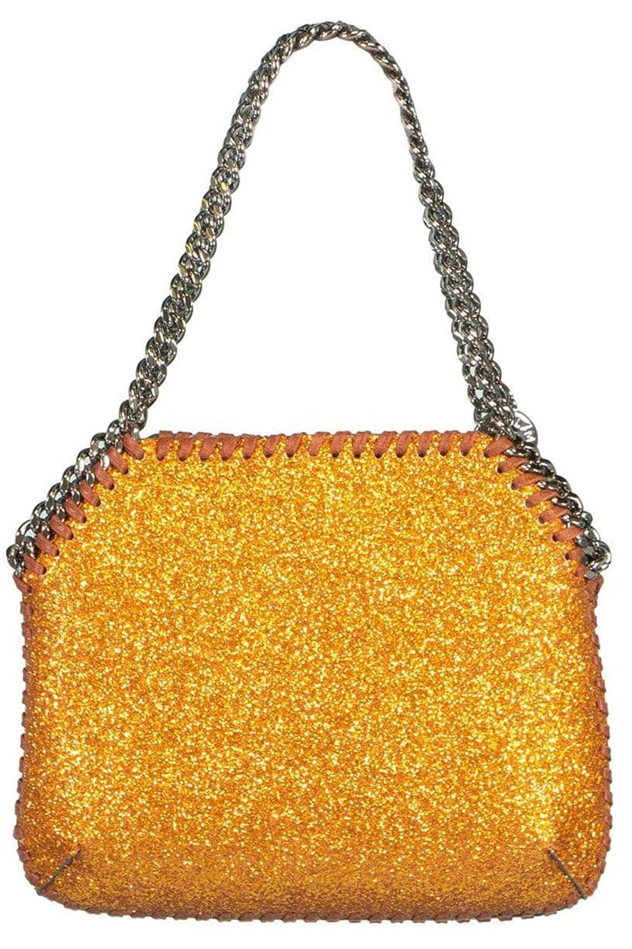 STELLA MCCARTNEY-Mini Shoulder Falabella Bag - Orange-ORANGE