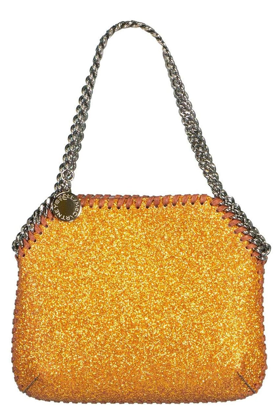 STELLA MCCARTNEY-Mini Shoulder Falabella Bag - Orange-ORANGE