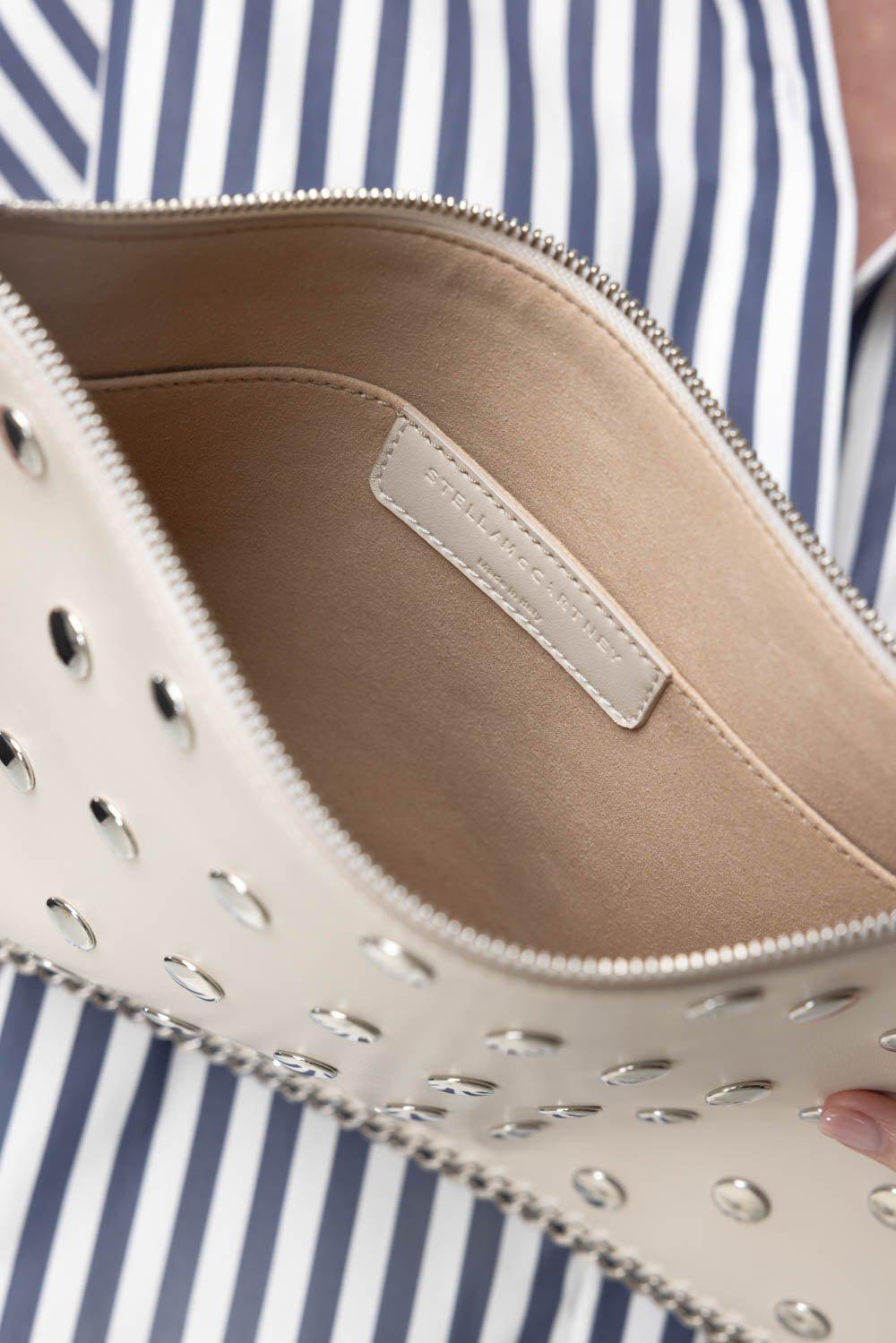 STELLA MCCARTNEY-All Over Studded Alter Mat - White-PURE WHT