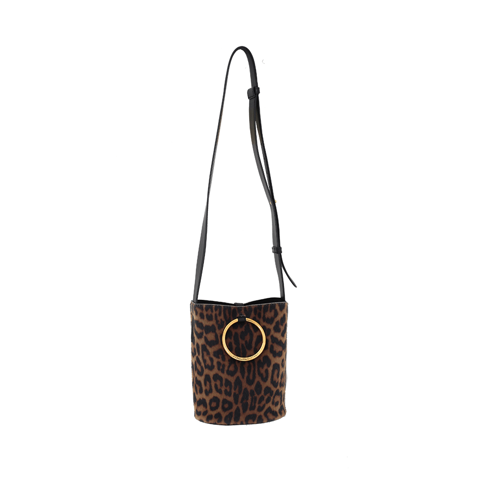 STELLA MCCARTNEY-Small Cat Print Bucket-BLONDE