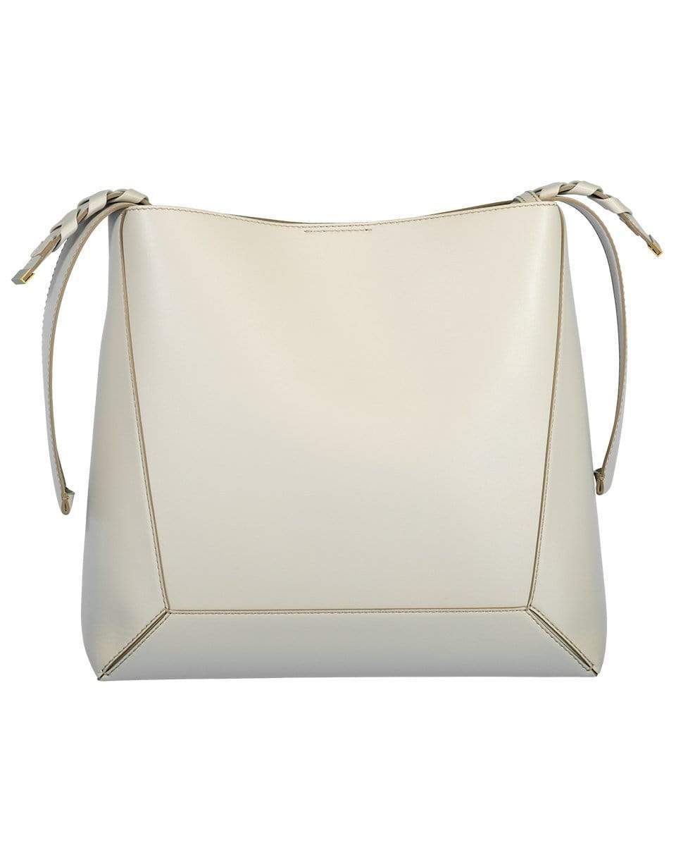 STELLA MCCARTNEY-Clay Medium Eco Braided-Strap Hobo Bag-CLAY