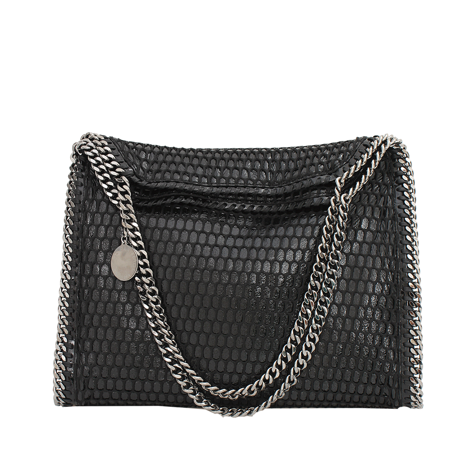 STELLA MCCARTNEY-Small Tote With Chain-BLACK