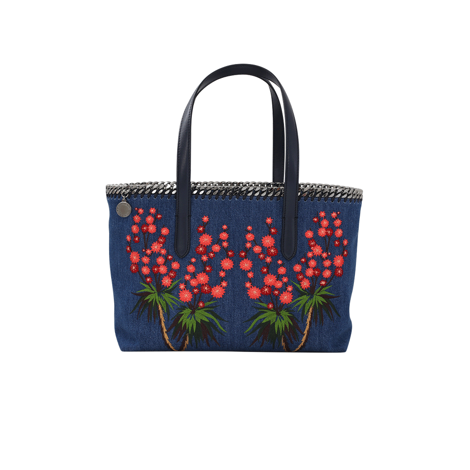 STELLA MCCARTNEY-East West Cactus Tote-CERULEAN
